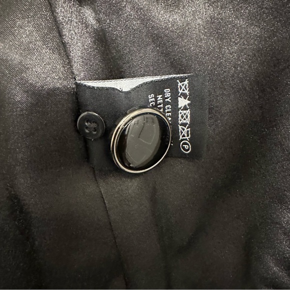 le chateau Black Double-Breasted Pea Coat - Picture 9 of 11